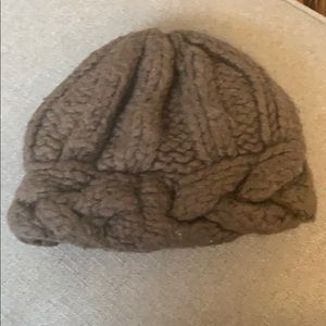 Chunky Knit Brown Women's Hat